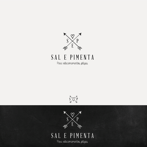 Love brand with the title 'Love arrows logo'