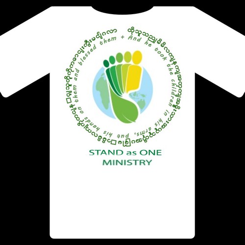 Religious t-shirt with the title 'T-shirt design entry for Stand as One Ministry'