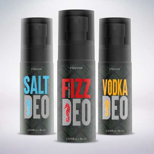 Deodorant design with the title 'Deo deodorant'