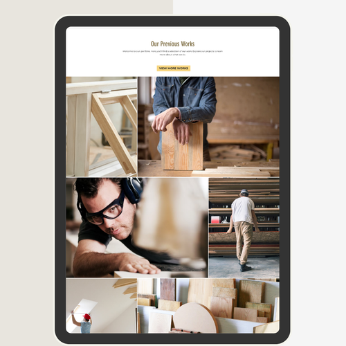 Business website with the title 'New Website Design for Gino Furio LLC'