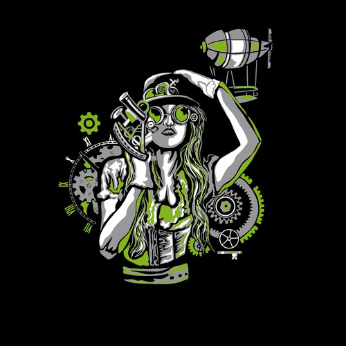 Bar t-shirt with the title 'Inventors brewpub T-shirt design'