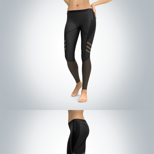 Leggings design with the title 'Good feel with sport'
