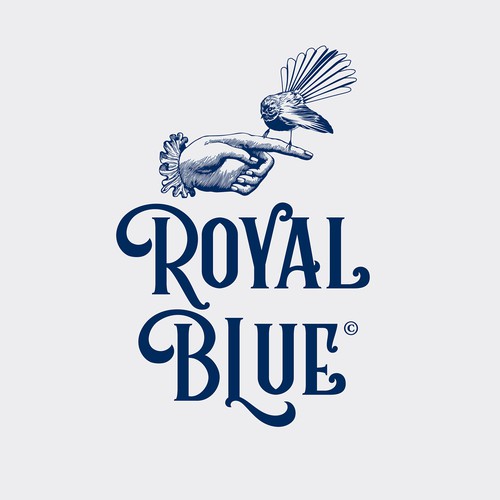 Hemp packaging with the title 'Logo and Packaging Design for Royal Blue'