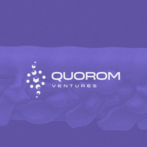 Web design brand with the title 'Quorom'