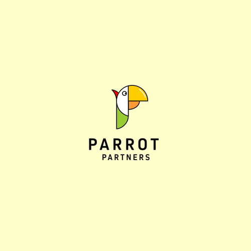 Parrot logo with the title 'parrot + P '