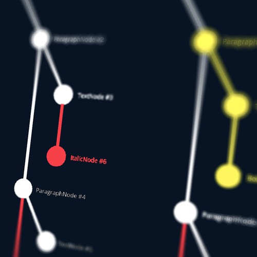 Technical design with the title 'Technical Illustration with Depth Effect'