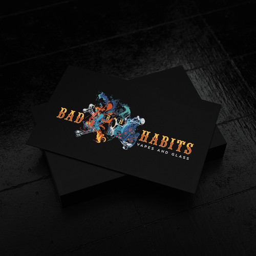 Best design with the title 'Bad Habits'