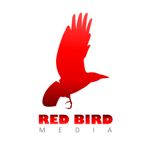 Crow logo with the title 'Edgy Media Production Company Logo'