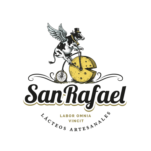 Cheese design with the title 'San Rafael logo design'