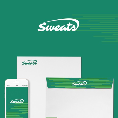 Stationery brand with the title 'Sweats'