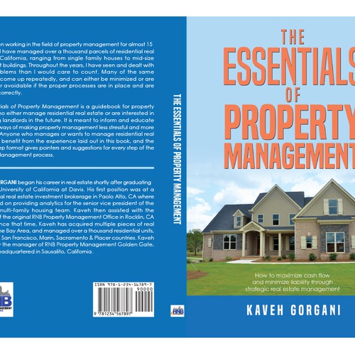 Real estate book cover with the title 'Real Estate book cover'