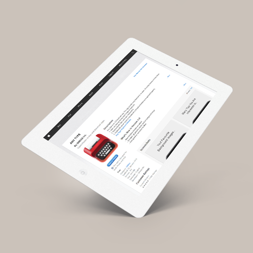 Keyboard design with the title 'Photo-realistic logo concept for keyboard related mobile applications'