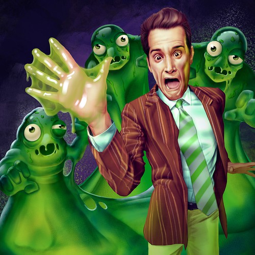 Comics illustration with the title 'Poster Illustration'