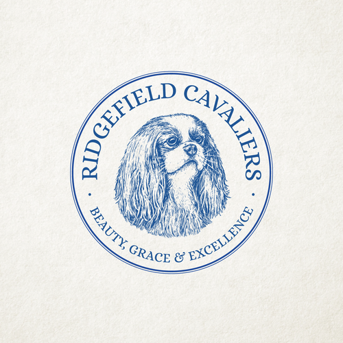 Wool design with the title 'RIDGEFIELD CAVALIERS'