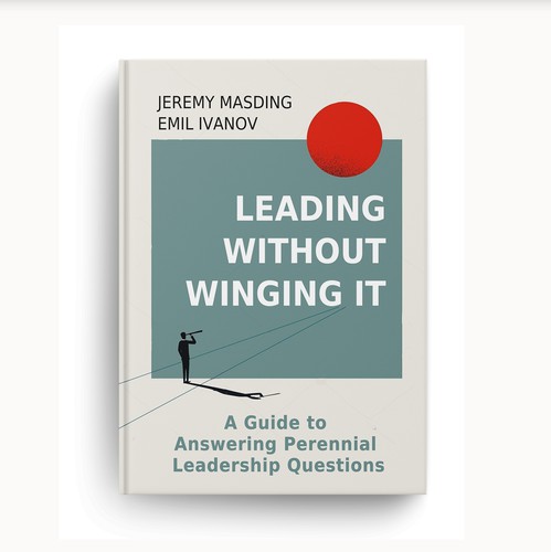 Business book cover with the title 'minimalist Business Book Cover'