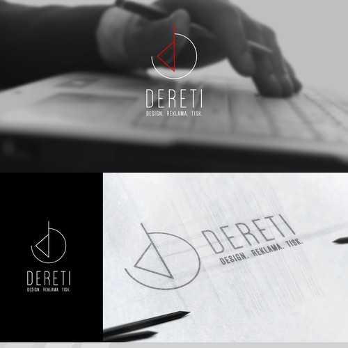 Minimal design with the title 'Dereti Design Studio'