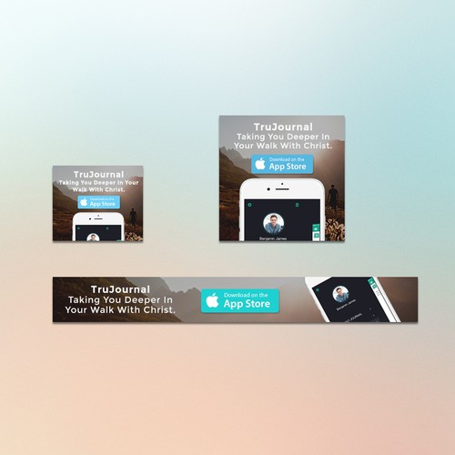 Journal design with the title 'Banner Ads for TruJournal'