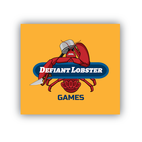 Lobster logo with the title 'Logo for game studio'