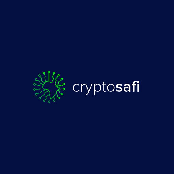 Globe logo with the title 'CryptoSafi'