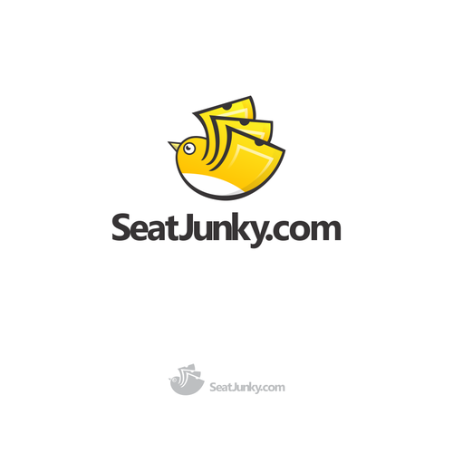 Ticket design with the title 'Bold logo for ticketing'