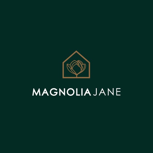 Magnolia design with the title 'Properties logo design'