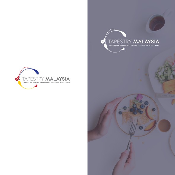 Gastronomy logo with the title 'Logo design for Tapestry Malaysia'