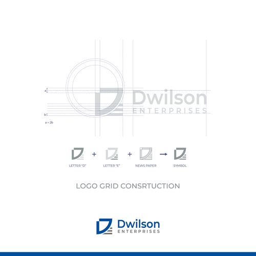 Newspaper logo with the title 'Dwilson Enterprises logo'