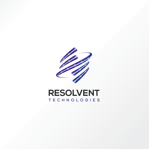 Software brand with the title 'Bold Logo For Resolvent Technologies'