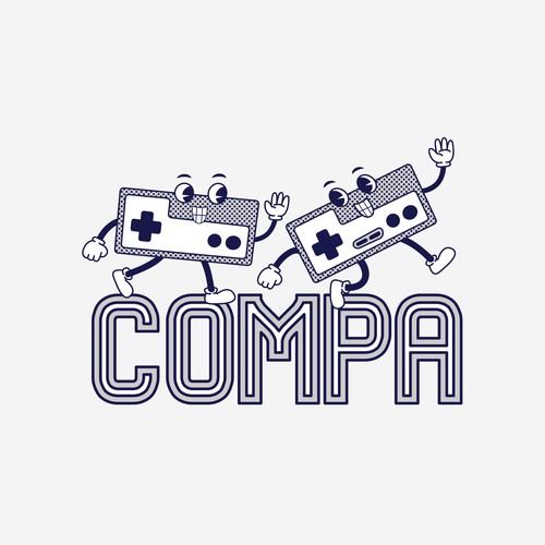 Friend design with the title 'Compa / Friend / Brother'
