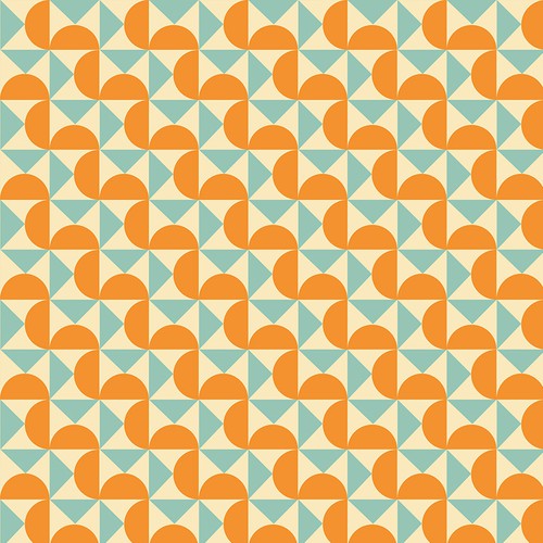 Orange illustration with the title 'pattern for a game box'