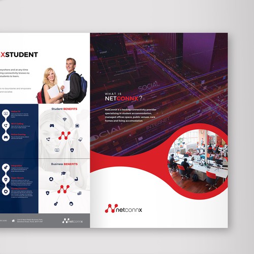 Living design with the title 'NetConnx'