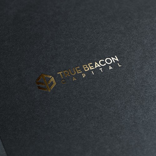 Cube design with the title 'Logo for True Beacon Capitan'