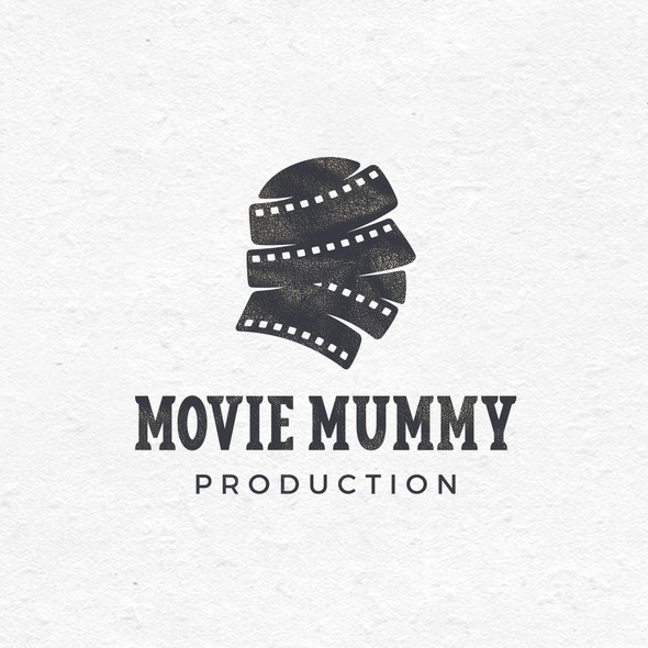 Mummy design with the title 'Movie Mummy Production'