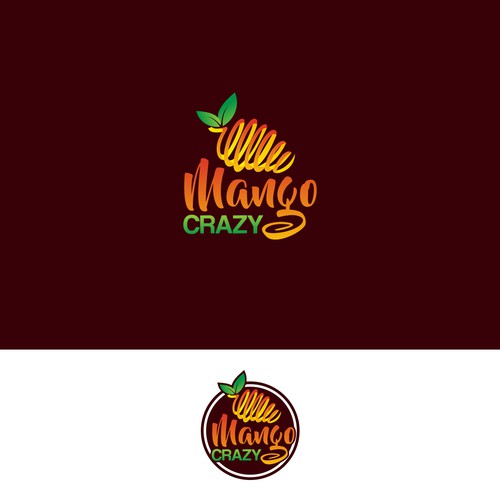 Juice bar design with the title 'mango crazy'