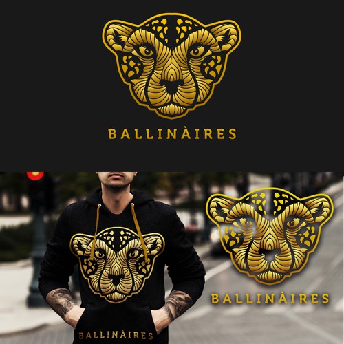 Animal logo with the title 'cheetah logo with my style'
