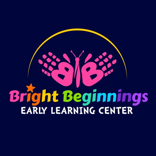 Nanny logo with the title 'Modern logo for a New Childcare Center'