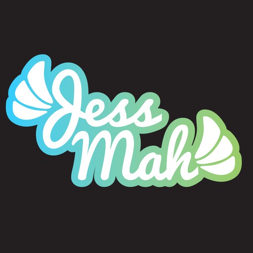 Vibrant brand with the title 'DJ Logo'