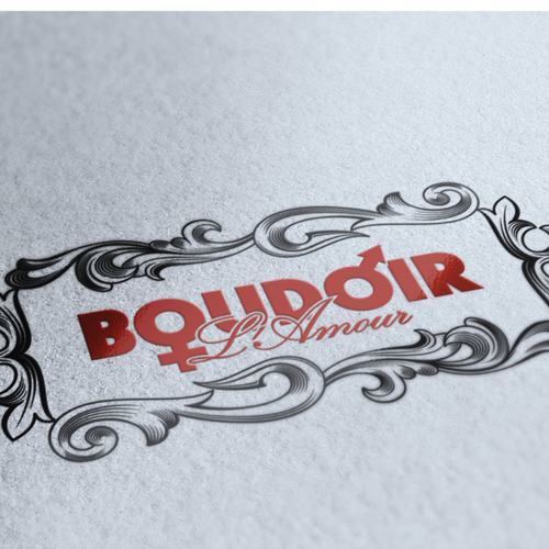 Frame design with the title 'Boudoir L'Amour'