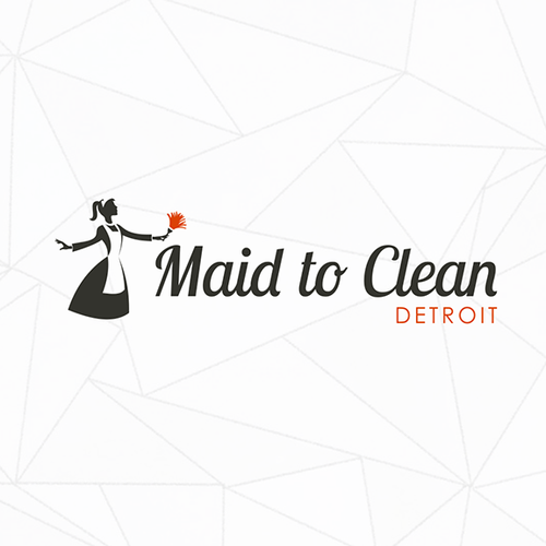 Maid logo with the title 'Stylish logo for Maid to Clean Detroit'