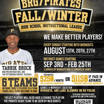 BRG Baseball Event Flyer