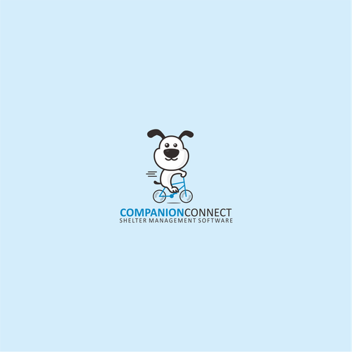 Aqua logo with the title 'logo for pet company'