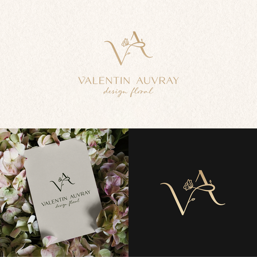 Florist design with the title 'Logo for floral designer'