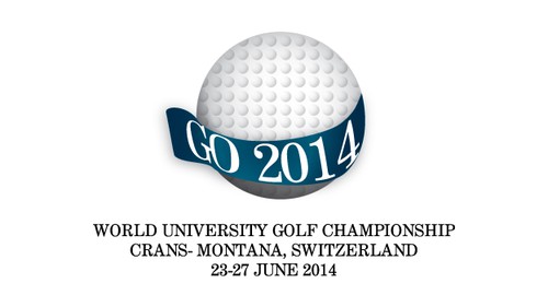 Championship logo with the title 'Go 2014 - golf championship'