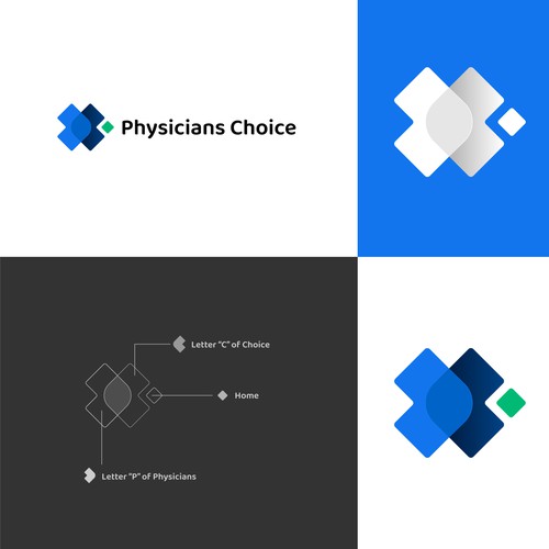 Wellness brand with the title 'Logo concept for Physicians Choice'