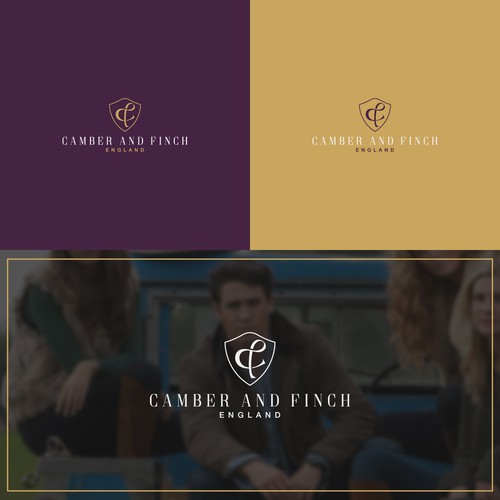 Expensive design with the title 'C and F luxury monogram logo'