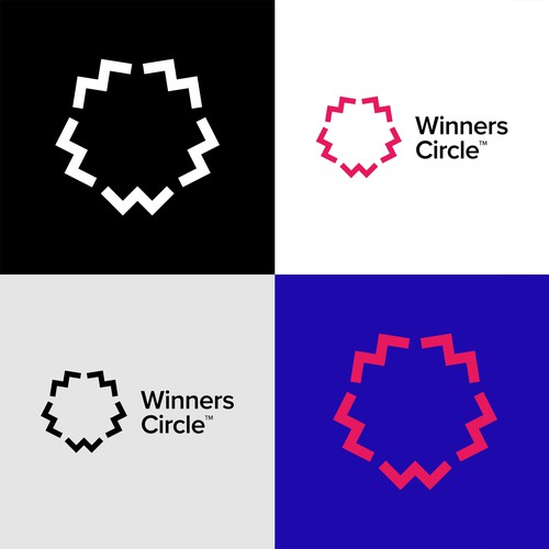 Arcade design with the title 'Winners Circle'