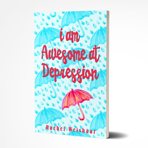 Watercolor book cover with the title 'Book Cover: Self-Help'