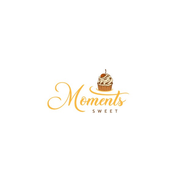 Muffin logo with the title 'Logo for a bakery'