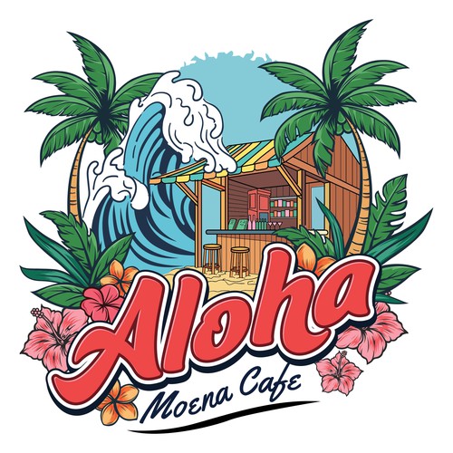 Club t-shirt with the title 'Aloha T-shirt'