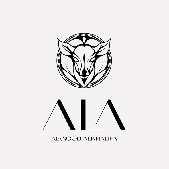 Luxury design logo with the title 'Sleek logo for the high-end fashion brand - ALA'